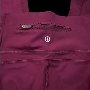 Lululemon Athletica Purple Capri Leggings - size 4